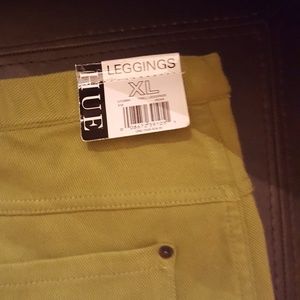 New lime green leggings